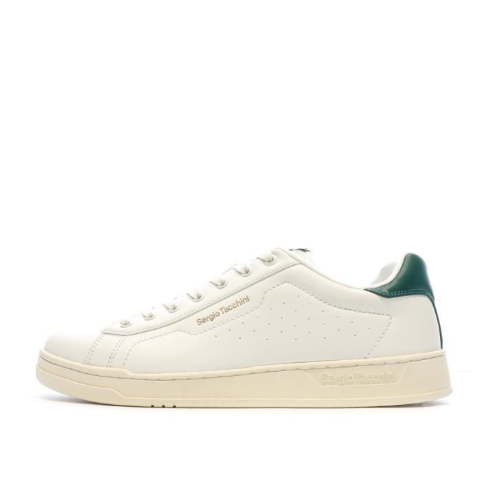 Sergio Tacchini - Carson 40849 Tuta da ginnastica bianca e marina