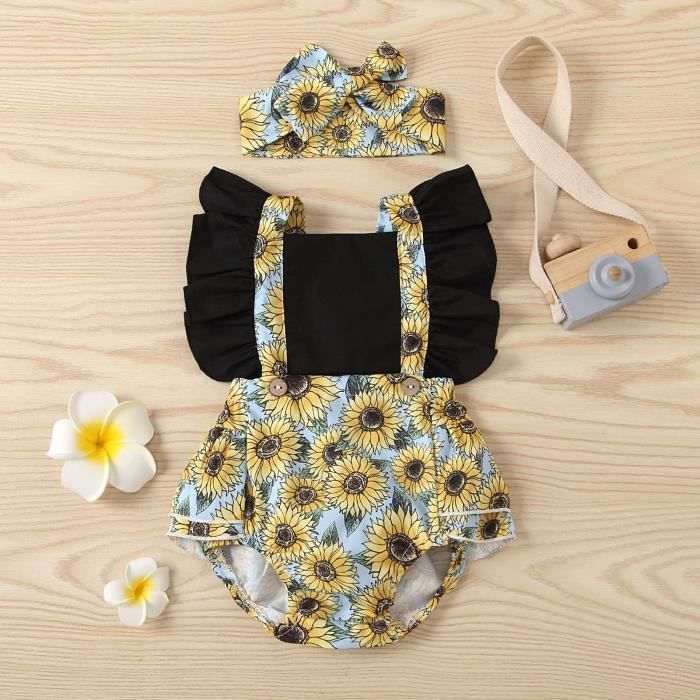Haut Filleu Siaomimi Lavande 4T - Tunique à Pois Et Fleurs, Volants - 100% Coton