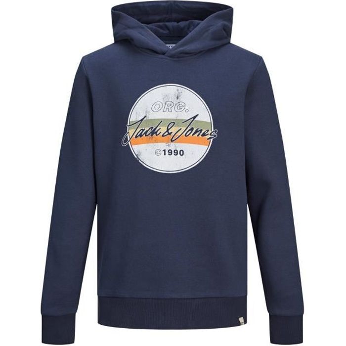 Sweat capuche enfant Jack Jones Jorbrady navy blazer 14