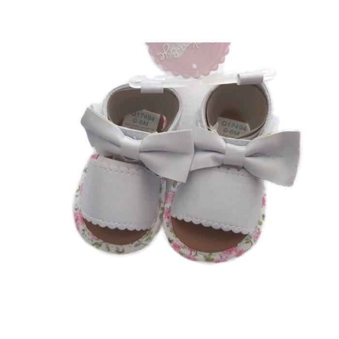 sandale bebe blanche