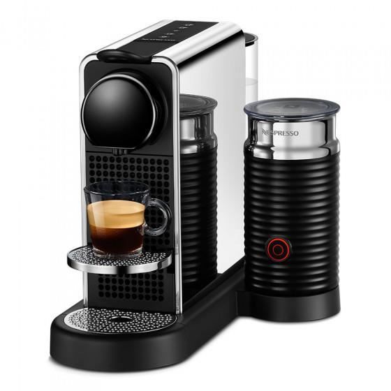 Machine à café Nespresso CitiZ Platinum & Milk Stainless Steel D