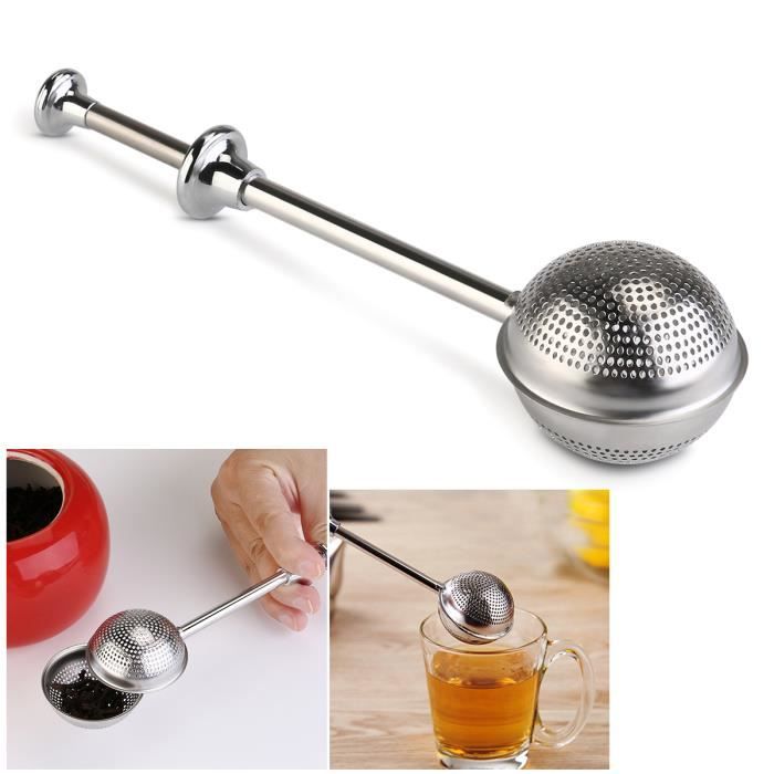 Lot De 10 Boules à Thé En Acier Inoxydable 304 - Infuseur Pour Thé En Vrac Et épices, Forme Ovale