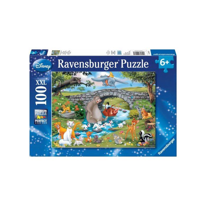 Puzzle Xxl Enfant 100 Pieces Les Heros Disney S Amusent Bmabi Roi Lion 101 Dalmatiens Livre De La Jungle Ravensburger Achat Vente Puzzle Cdiscount