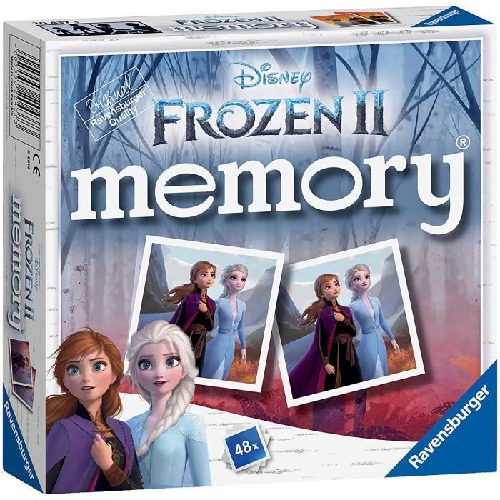 Jeu de mémoire La Reine des Neiges 2 - RAVENSBURGER - Disney's Frozen ...