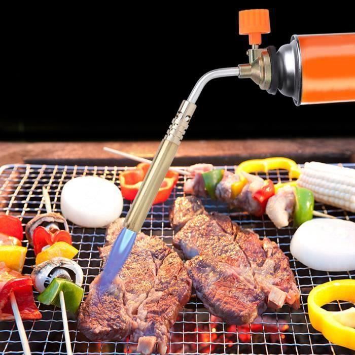 Chalumeau De Cuisine Réglable RinTalen - Inox - Brûleur Pour Caramélisation Et Cuisson (gaz Non Inclus)
