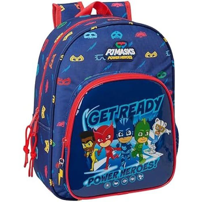 Sac à dos décole - SAFTA - PJMASKS READY - Confortable - Polyvalent - Bleu marine