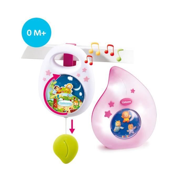 Coffret Naissance Cotoons Veilleuse Et Boite A Musique Rose Aille Unique Coloris Unique Cdiscount Puericulture Eveil Bebe