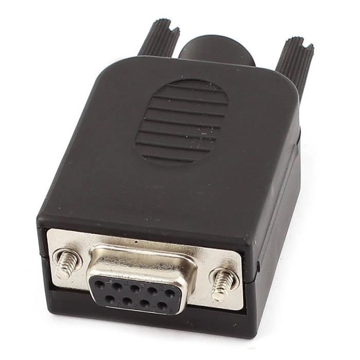 Db9 M9 Db9 Connecteur A 9 Broches Stable Adaptateur Convertisseur Femelle W Boitier Adaptateur Db9 Prix Pas Cher Cdiscount