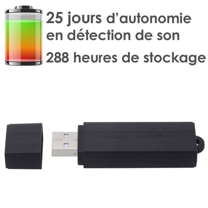 clé usb espion longue autonomie