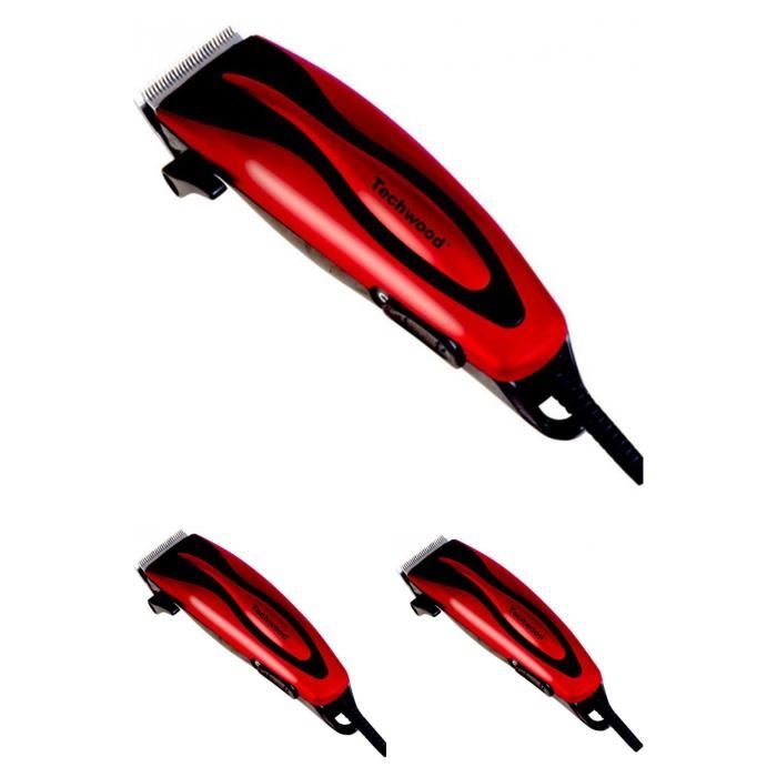 Tondeuse à cheveux 10W Tête de coupe inox Démontable et interchangeable 4 sabots