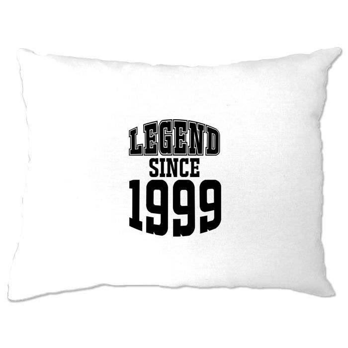 Housse D Oreiller Legende Depuis 1999 18eme Anniversaire Cadeau Made En 1999 18 Ans Taie Blanc Achat Vente Protege Oreiller Soldes Sur Cdiscount Des Le Janvier Cdiscount