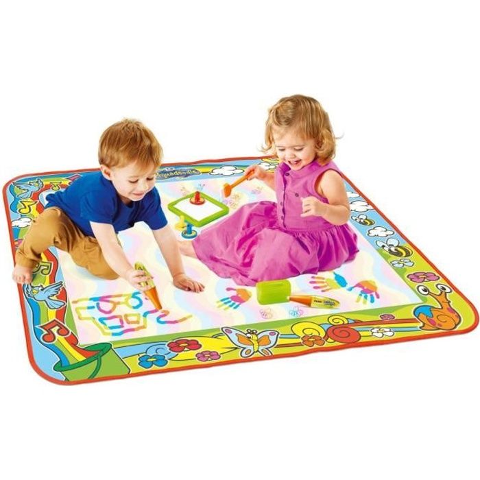 Tapis aquadoodle 4 couleurs, jouets 1er age