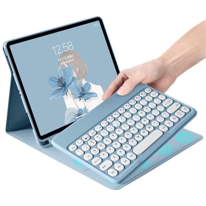 Clavier Et Souris Pour Tablette Galaxy Tab A8 10,5" 2022 SmX200X205X207 Housse De Clavier