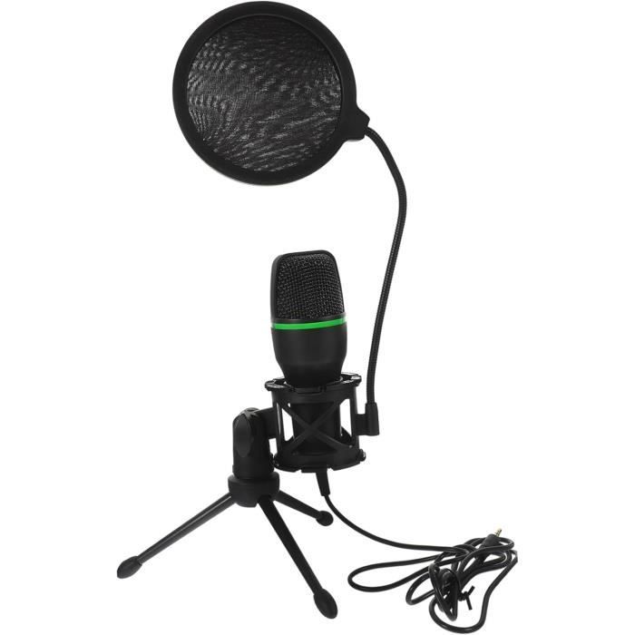 Microphone Condensateur USB SUPVOX - Pour Streaming, Conférence, Enregistrement PC, Trépied Inclus, Plug & Play