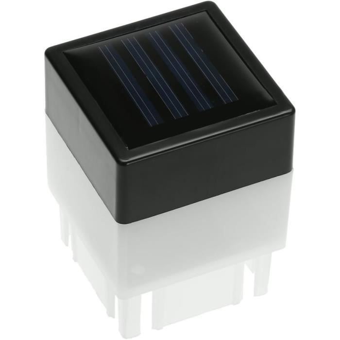 Lot De 12 Lampes Solaires Extérieures VidaXL - LED Noir Pour éclairer Clôtures Et Jardins
