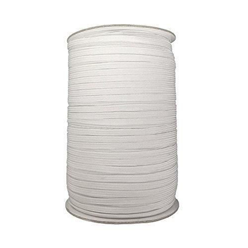 Trimming Shop 9mm Large Blanc Élastique Ruban Pour La Couture