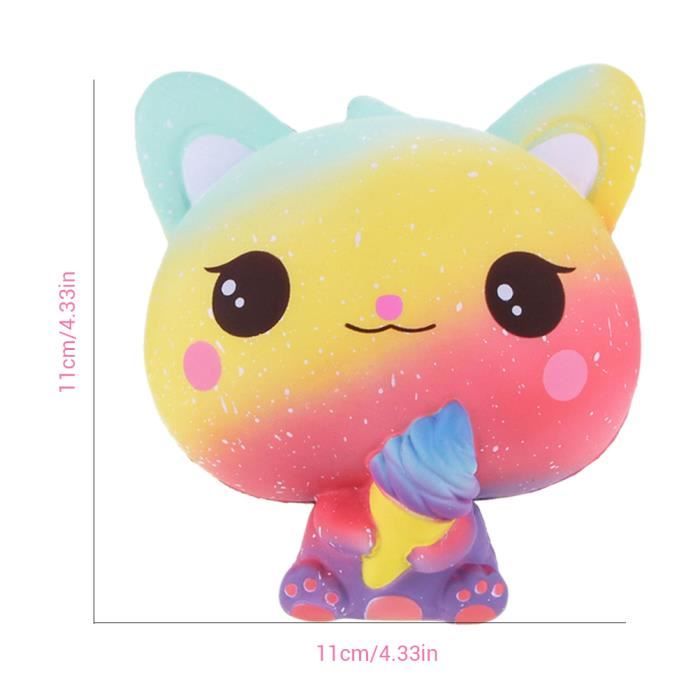 Meilleurs prix pour VGEBY Jouet de poupée de chat de crème glacée Squishy Slow Rebound Ice Cream Cat Doll Toy puericulture coffret Comme montré