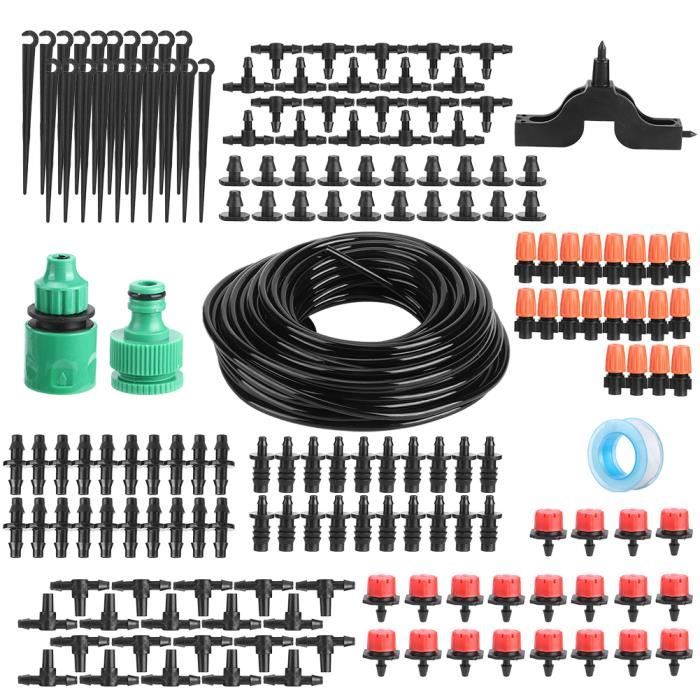 Tuyau D'irrigation Micro 30 M - Diamètre Intérieur 4 Mm, Extérieur 7 Mm, PVC Noir, Pour Système Goutte à Goutte Jardin - 7