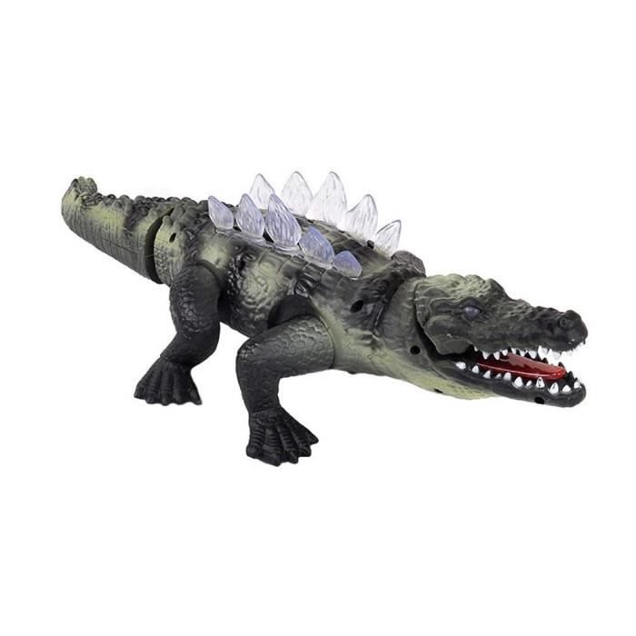 Crocodile électrique Jouet modèle Animaux simulational Rampant Alligator  Marche avec lumière et Effets sonores Drôle Jouet pou@M2061 - Cdiscount  Jeux - Jouets