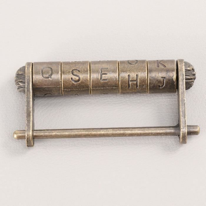 Style Antique Serrure Ancien Mot De Passe Cadenas Anglais Lettres Modeles Dore SAUTOIR COLLIER Achat Vente sautoir et collier Style Antique Serrure Ancien Dore