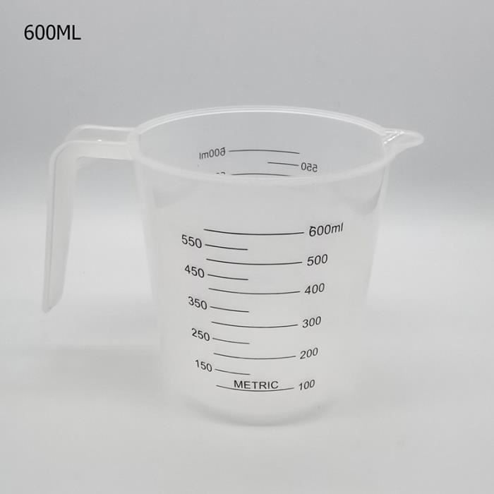 Verre Doseur 1 Litre Transparent - Double Graduation Pour Cuisine Et Pâtisserie