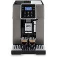 De'Longhi Perfecta Evo Machine à café automatique en grain, expresso, cappuccino, ESAM420.80.TB, titane, noir-1