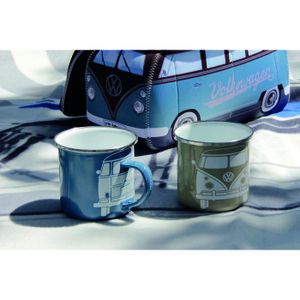 Mug En Métal Volkswagen VW Bus - Design Multicolore - Tasse Vintage Pour Collectionneurs