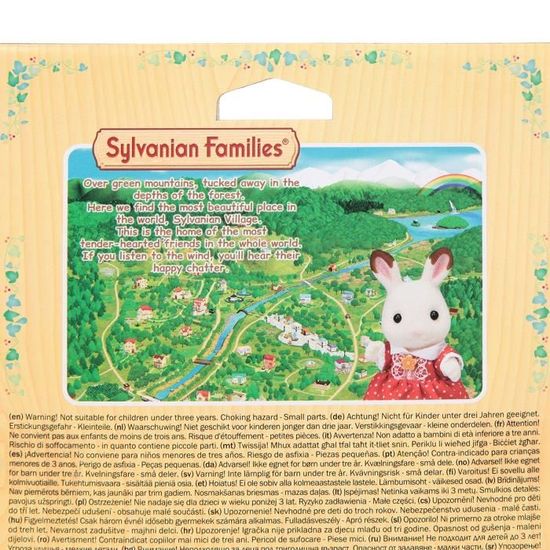 Sylvanian Families 5373 La Famille Chat Blanc Achat Vente Figurine Personnage Cdiscount