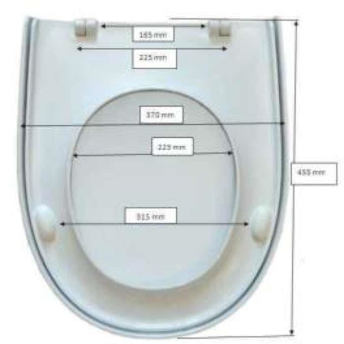Abattant wc allia entraxe 20 cm best sale