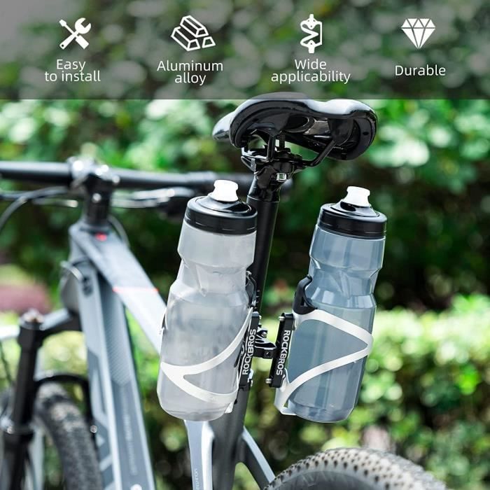 Adaptateur Porte-bidon Universel En Aluminium – Réglable, Compatible VTT, Route, Fixie