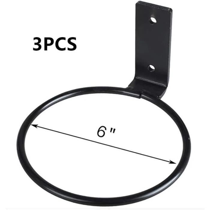 Outsunny Lot De 3 Supports Pot De Fleurs Supports Pour Plantes Ronds Etagere A Fleurs Empilables Plateaux Aspect Rotin~1l4uln8ao3801