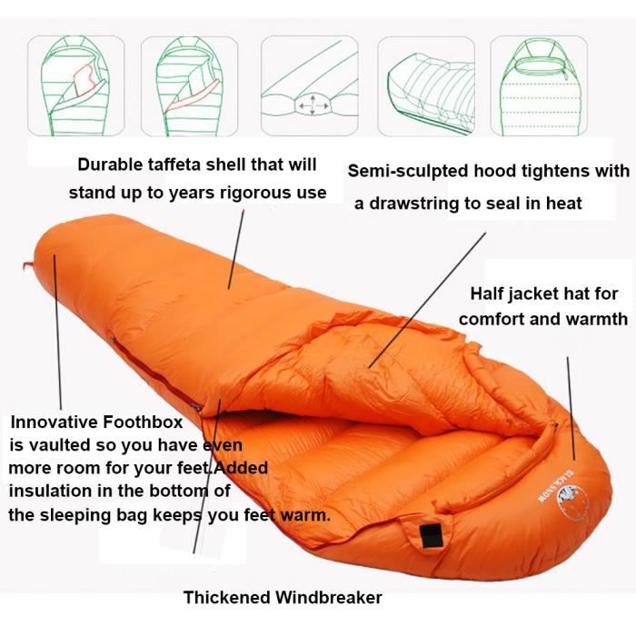 Sac de couchage tres chaud sales