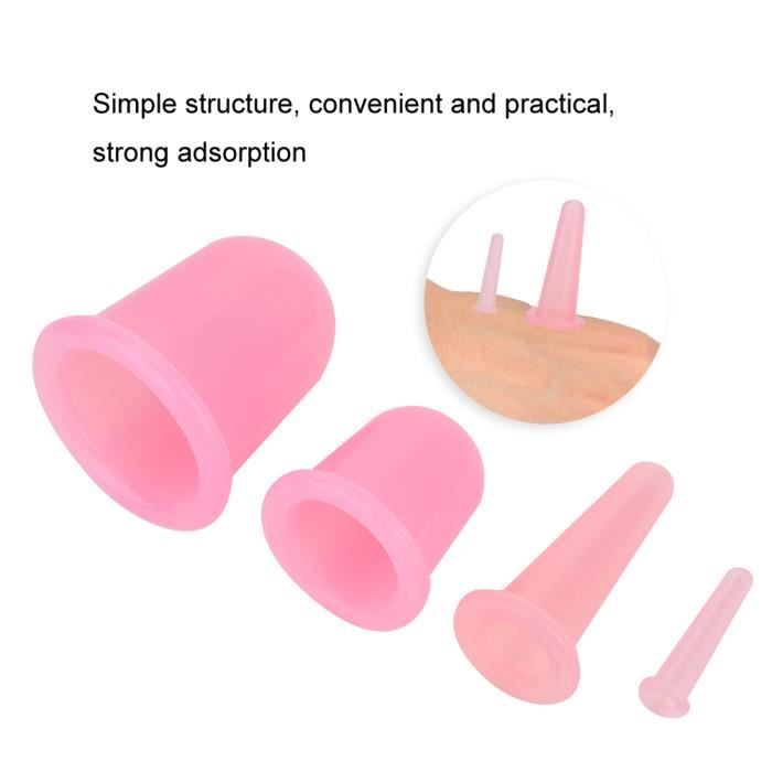 Kit De Ventouses Facial - Lot De Ventouses En Silicone Doux