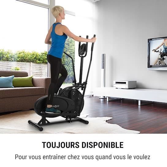 Velo elliptique fitness Capital Sports Orbit Pro avec compteur de calories et pulsometre Cdiscount Sport