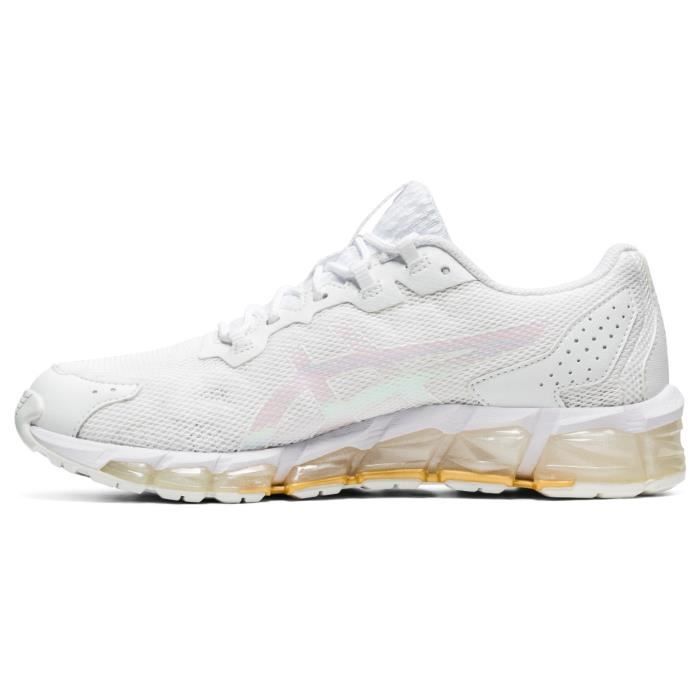 Chaussures de lifestyle femme Asics Gel Quantum 360 6 Blanc jaune
