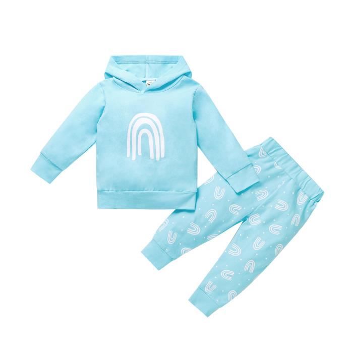 Joureker Ensemble Vêtements Bébé Garçon Dinosaure - Haut Manches Longues Et Pantalon