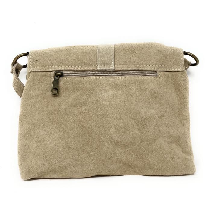 Sac à Main Paule Ka En Daim Rose Et Cuir Beige - Occasion