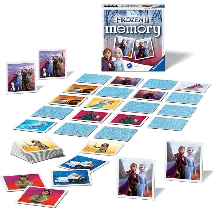 Jeu de mémoire La Reine des Neiges 2 - RAVENSBURGER - Disney's Frozen ...