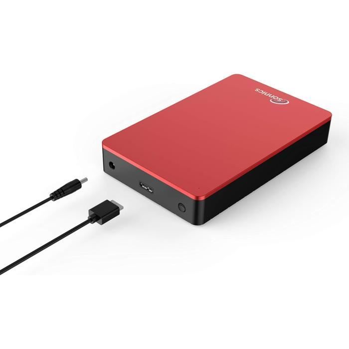 Disque Dur Externe Sonics 1TB USB 3.1 | Portable Argent - Compatible PC, Mac, PS5, Xbox