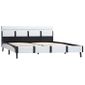 Lit Double Grand Cadre De Lit Avec Led Blanc Similicuir 120 X 200 Cm Achat Vente Structure De Lit Lit Double Grand Cadre De Lit Cdiscount