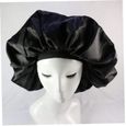 Femmes Satin Bonnet Bonnet Sommeil Cap Extra Large Double Couche Satin Design Cap Eacutelastique Souple Dormant Bonnet Cheveux 1217-2