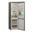 Réfrigérateur congélateur bas WHIRLPOOL W5911EOX - 372L (261 + 111) - Froid statique - L 59,5 x H 201,1 cm - Inox-2
