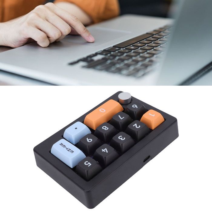 SALALIS clavier programmable à une main Clavier de jeu mécanique à 12 ...