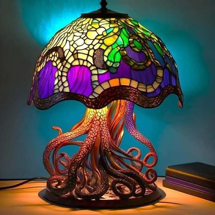 Lampe de table en forme de champignon en verre peint – Série végétale en  verre teinté – Lampe de chevet décorative en résine pour chambre à coucher