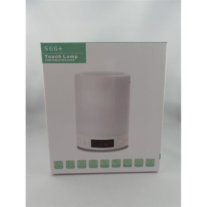 S66 Touch Lamp Portable Speaker Tous les appareils Android et IOS compatibles