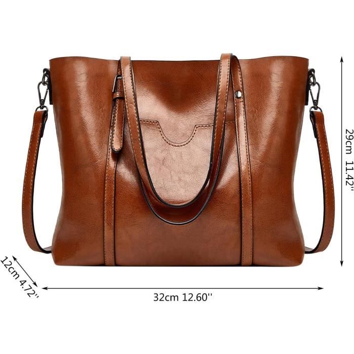 Sacoche Ordinateur Femme, Grand Sac A Main Impermeable Sac Travail