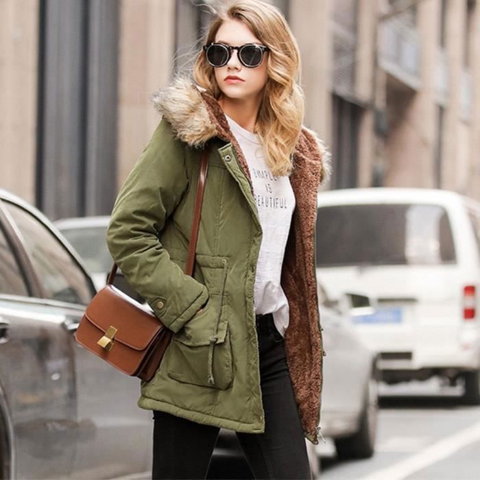 Blouson hiver femme outlet tres chaud