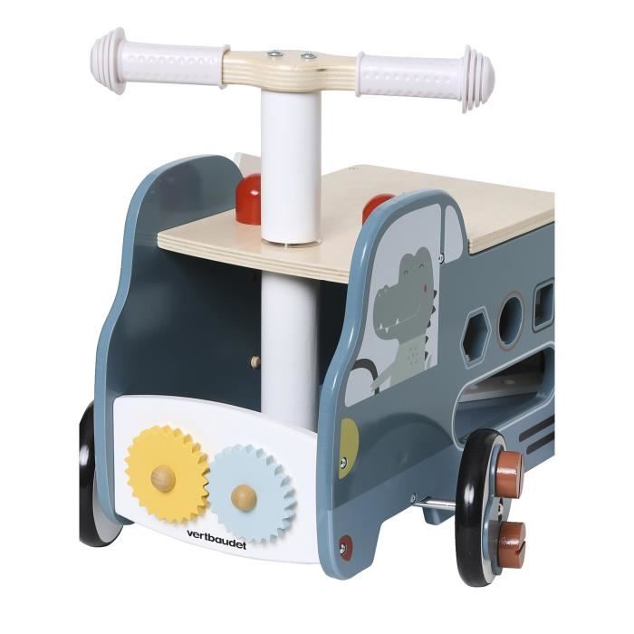 VERTBAUDET Porteur du bricoleur en bois noir TU Cdiscount Jeux