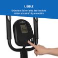 Vélo elliptique fitness Capital Sports Orbit Pro avec compteur de calories et pulsomètre-3