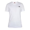 The North Face Homme T-shirt de logo Dome Simple, Blanc-3